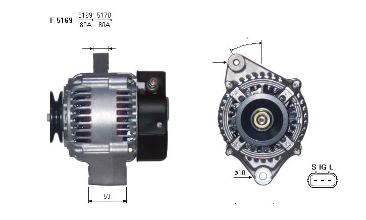 ALTERNATORE JA1119IR