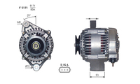 ALTERNATORE JA1166IR A5171