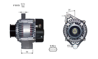 ALTERNATORE JA1410IR A5173