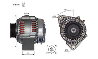 ALTERNATORE JA555IR A5195