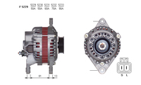 ALTERNATORE JA658IR A5229