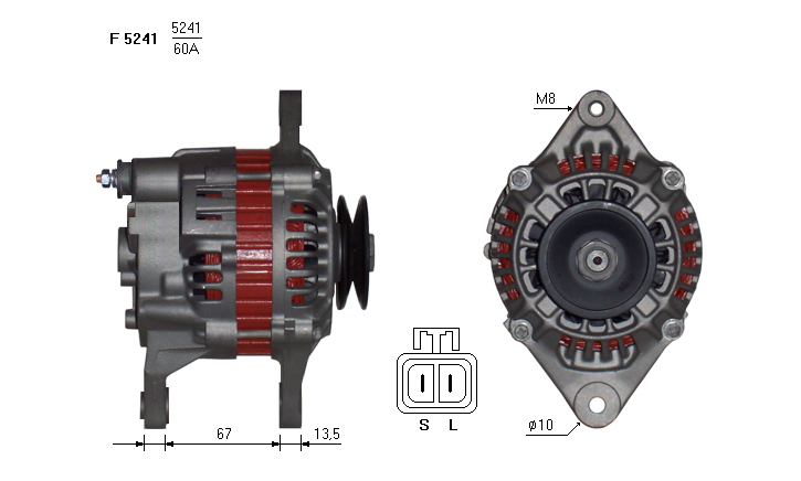 ALTERNATORE JA1416IR