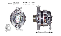 ALTERNATORE JA653IR A5247
