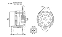 ALTERNATORE JA685IR A5258