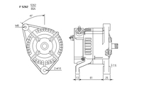 ALTERNATORE JA665IR A5262