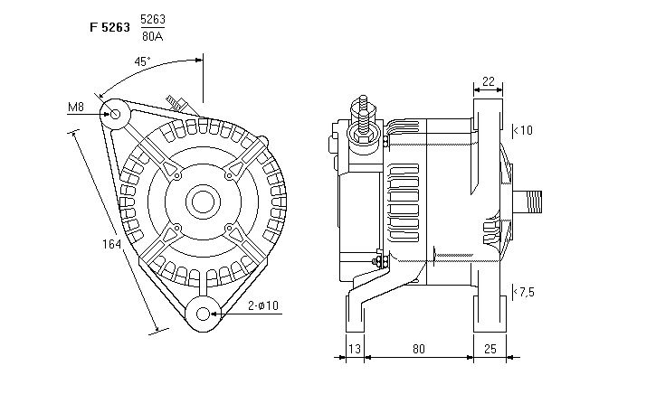 ALTERNATORE JA1175IR