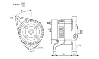 ALTERNATORE JA1176IR A5265