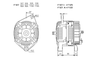 ALTERNATORE CA818IR A527