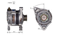 ALTERNATORE JA1606IR A5273