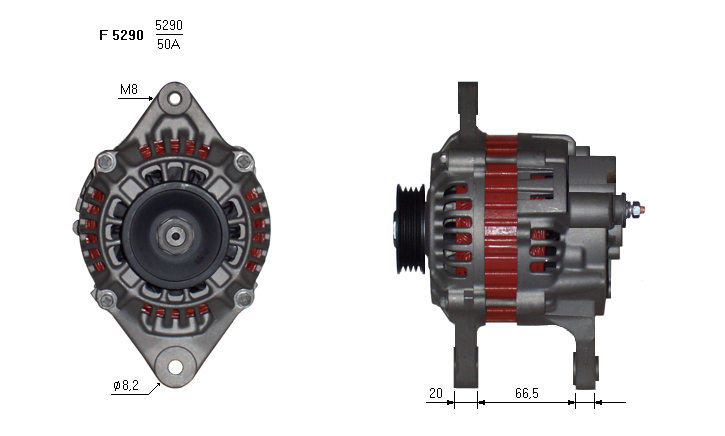 ALTERNATORE JA682IR