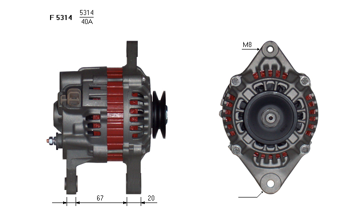 ALTERNATORE JA869IR