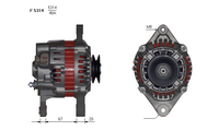 ALTERNATORE JA869IR A5314