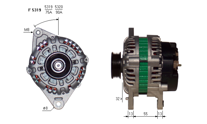 ALTERNATORE JA879IR