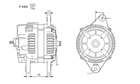 ALTERNATORE JA888IR A5322