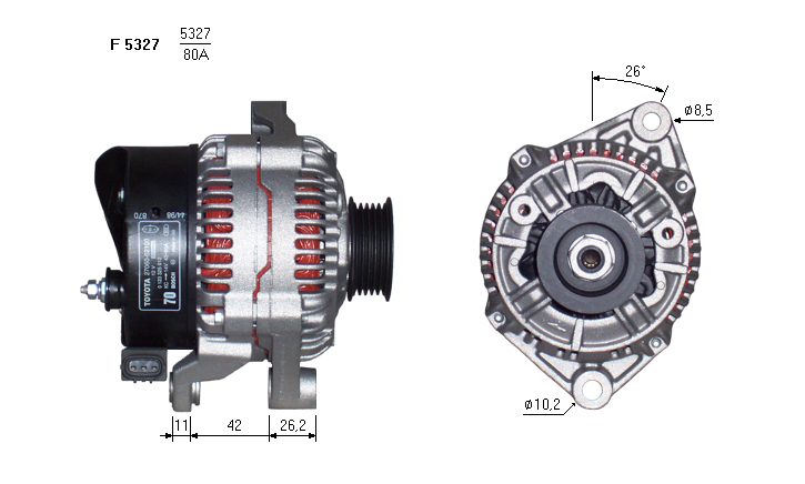 ALTERNATORE JA987IR