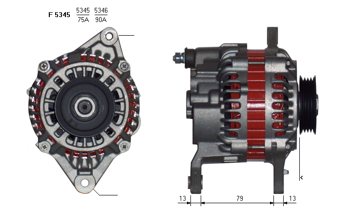 ALTERNATORE JA1167IR