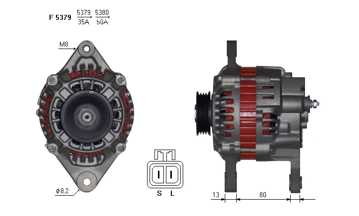 ALTERNATORE JA1412IR
