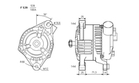 ALTERNATORE 50351728 A539