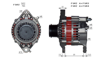 ALTERNATORE JA1182IR A5412
