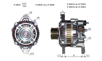 ALTERNATORE CA2081IR A5414