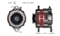 ALTERNATORE JA1611IR A5417