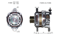ALTERNATORE JA1615IR A5419