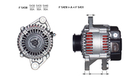 ALTERNATORE JA1794IR A5438