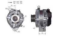 ALTERNATORE CA1950IR A5448