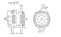 ALTERNATORE JA1715IR A5469