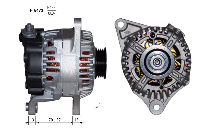 ALTERNATORE JA1724IR