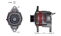 ALTERNATORE LR160735 A5491