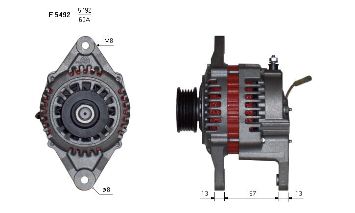ALTERNATORE JA6521IR