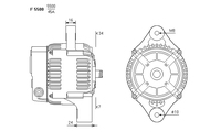 ALTERNATORE JA160IR A5500