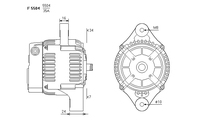 ALTERNATORE JA970IR A5504