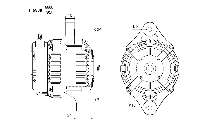 ALTERNATORE JA971IR
