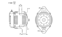 ALTERNATORE JA971IR A5508