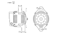 ALTERNATORE JA978IR A5510