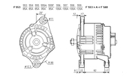 ALTERNATORE CA1199IR A553