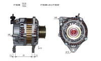 ALTERNATORE CA1946IR A5530