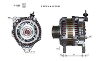 ALTERNATORE CA2085IR A5532