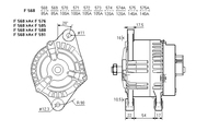 ALTERNATORE CA1558IR A568
