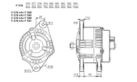 ALTERNATORE CA1695IR A576