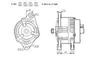 ALTERNATORE CA1189IR A591