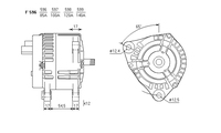ALTERNATORE CA1218IR A596