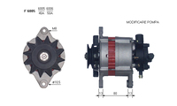 ALTERNATORE JA801IR A6005