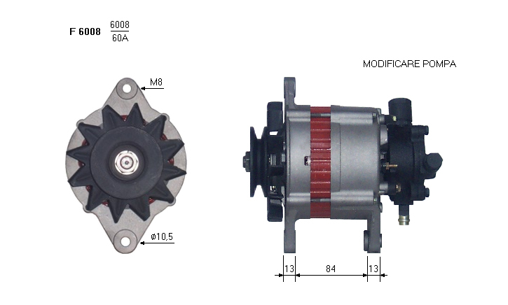 ALTERNATORE JA180IR