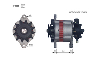 ALTERNATORE JA180IR A6008