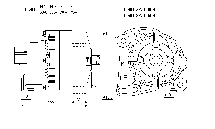 ALTERNATORE CA890IR