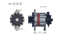 ALTERNATORE JA185IR A6017