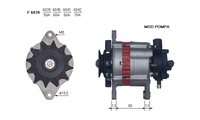 ALTERNATORE JA660IR A6039